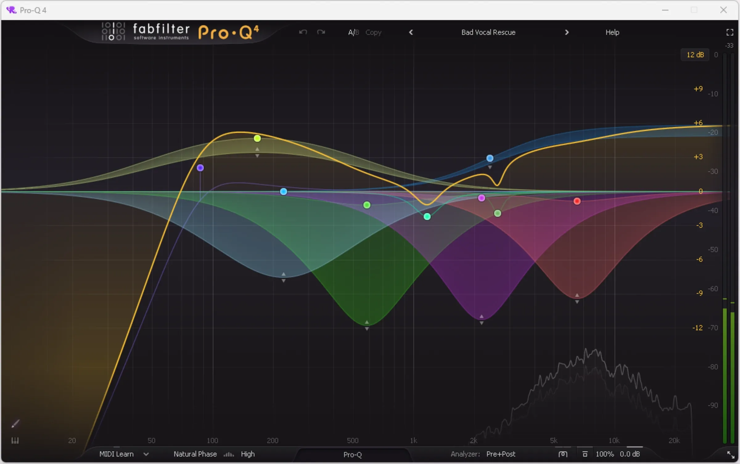 FabFilter Pro-Q 4 running inside ReLightHost